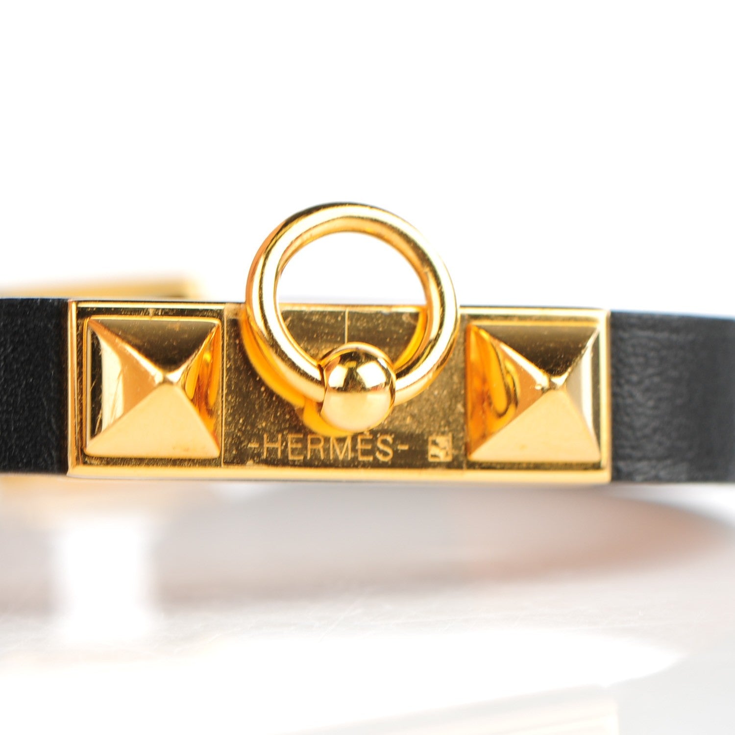 Hermes Chamonix Micro Rivale Bracelet XS Black 3 of 6