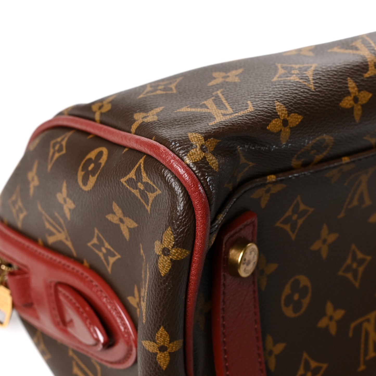 Monogram Golden Arrow Speedy Burgundy