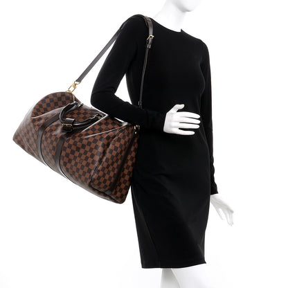 Louis Vuitton Damier Ebene Keepall Bandouliere 45 2 of 9