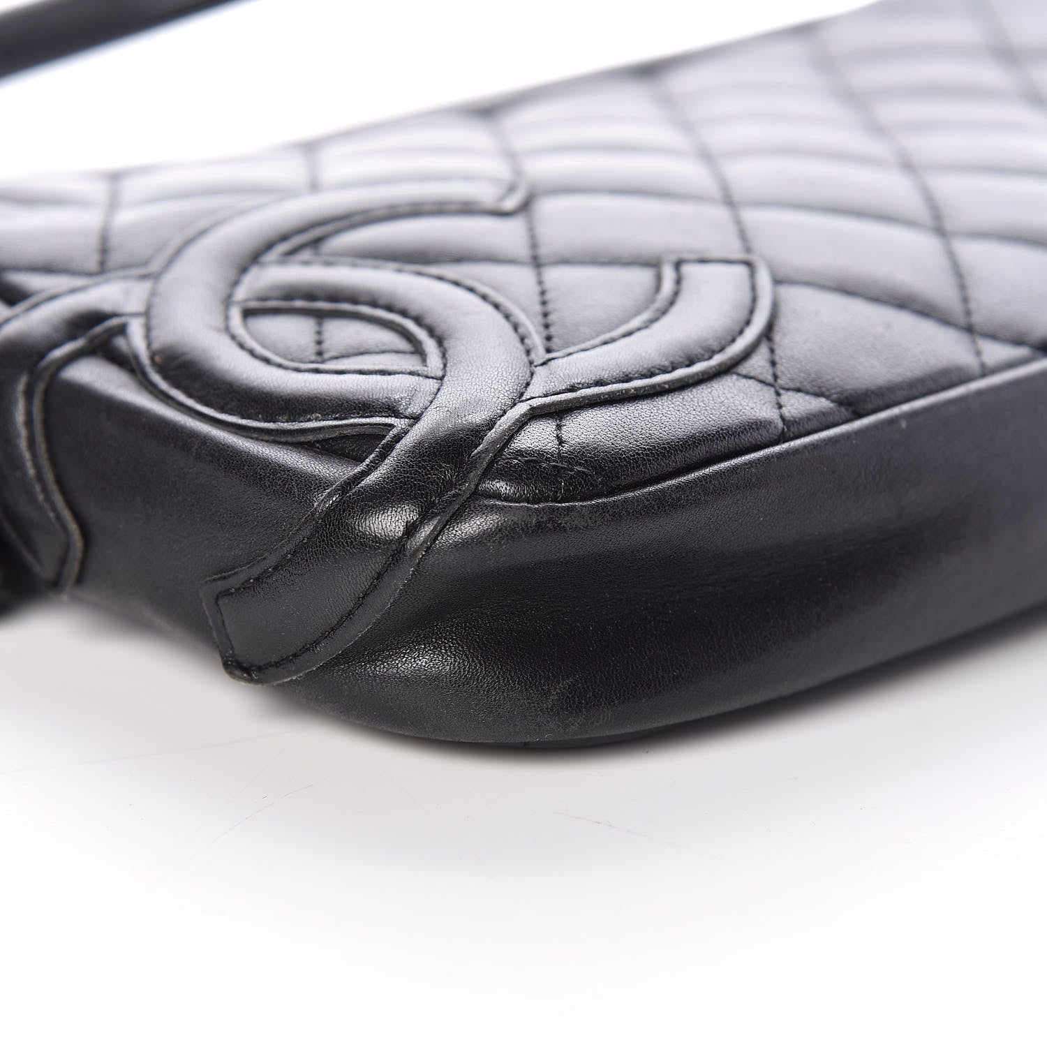 Chanel Calfskin Quilted Cambon Pochette Black 5 of 15