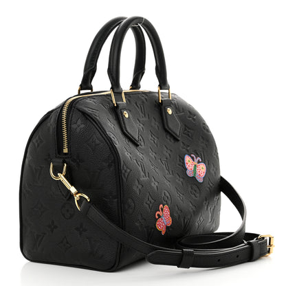 Louis Vuitton LV X YK Empreinte Speedy Bandouliere 25 Black 3 of 10