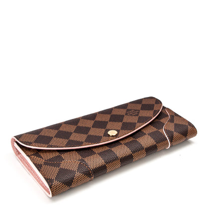 Louis Vuitton Damier Ebene Caissa Wallet Rose Ballerine 4 of 7