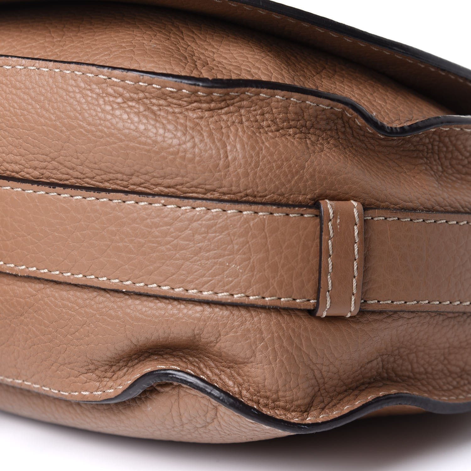 Chloe Calfskin Medium Marcie Round Crossbody Bag Nut 12 of 12