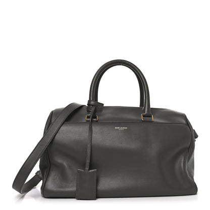 Saint Laurent Calfskin Classic Duffle 6 Earth 2 of 19