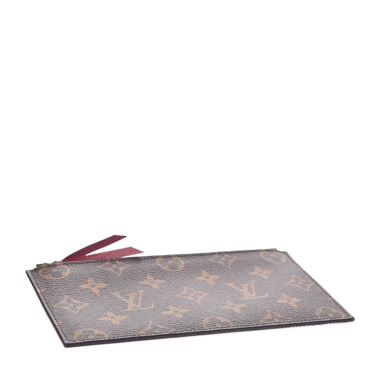 Louis Vuitton Monogram Felicie Chain Wallet Zippered Insert Fuchsia 4 of 6