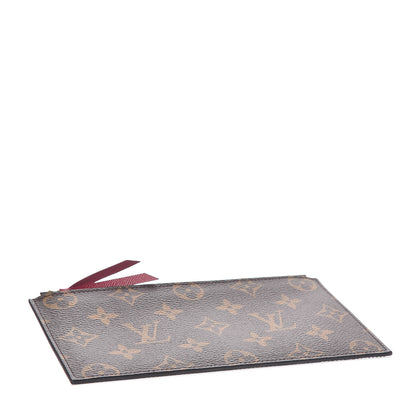 Louis Vuitton Monogram Felicie Chain Wallet Zippered Insert Fuchsia 4 of 6