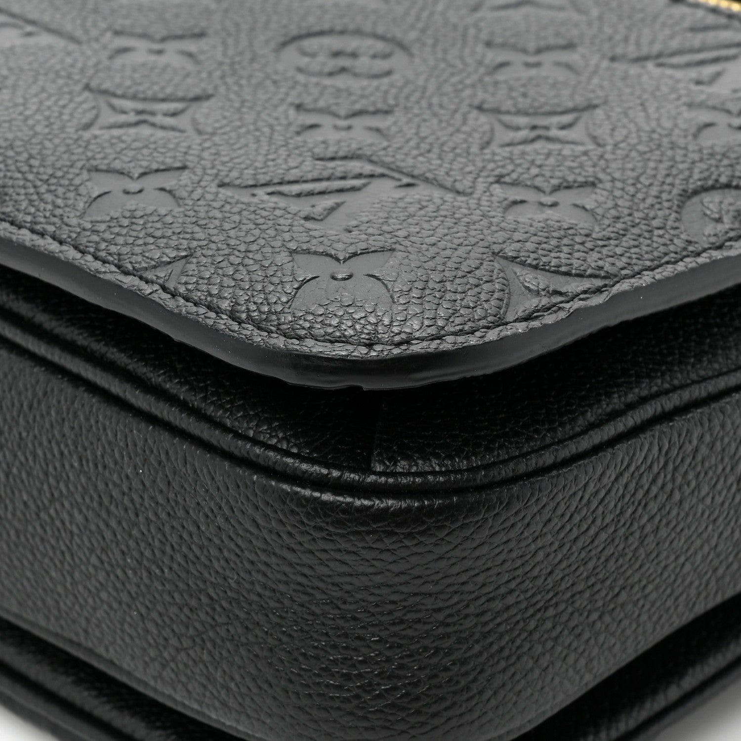 Louis Vuitton LOUIS VUITTON Empreinte Pochette Metis Black 12 of 13