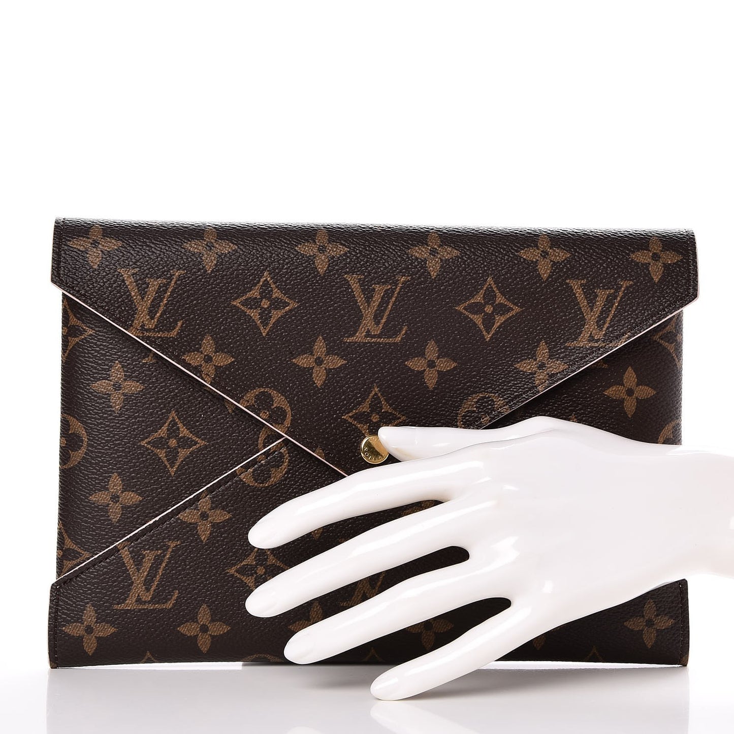 Monogram Large Kirigami Pochette Insert Rose Ballerine