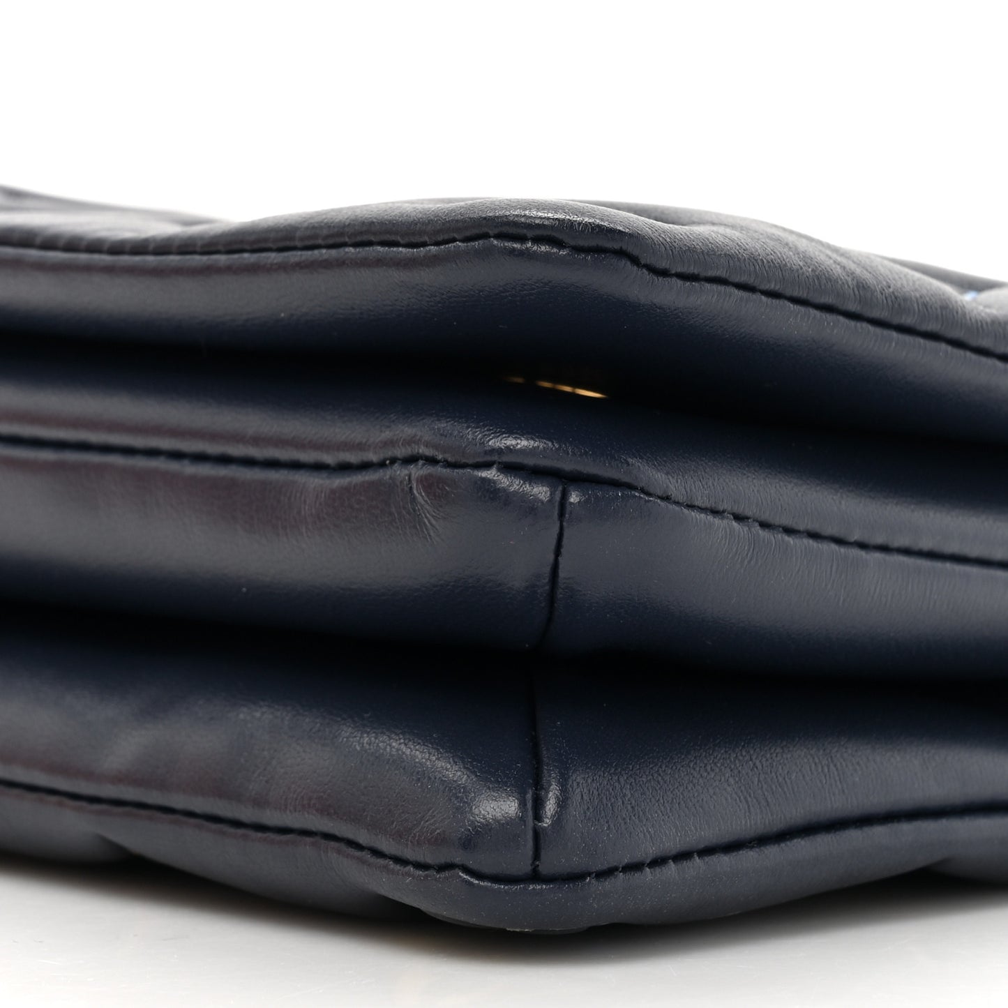 Lambskin Embossed Monogram LV Garden Pochette Coussin Navy
