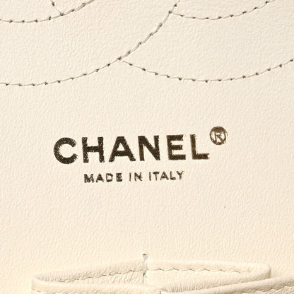 Chanel Caviar Quilted Jumbo Double Flap White 7 of 22