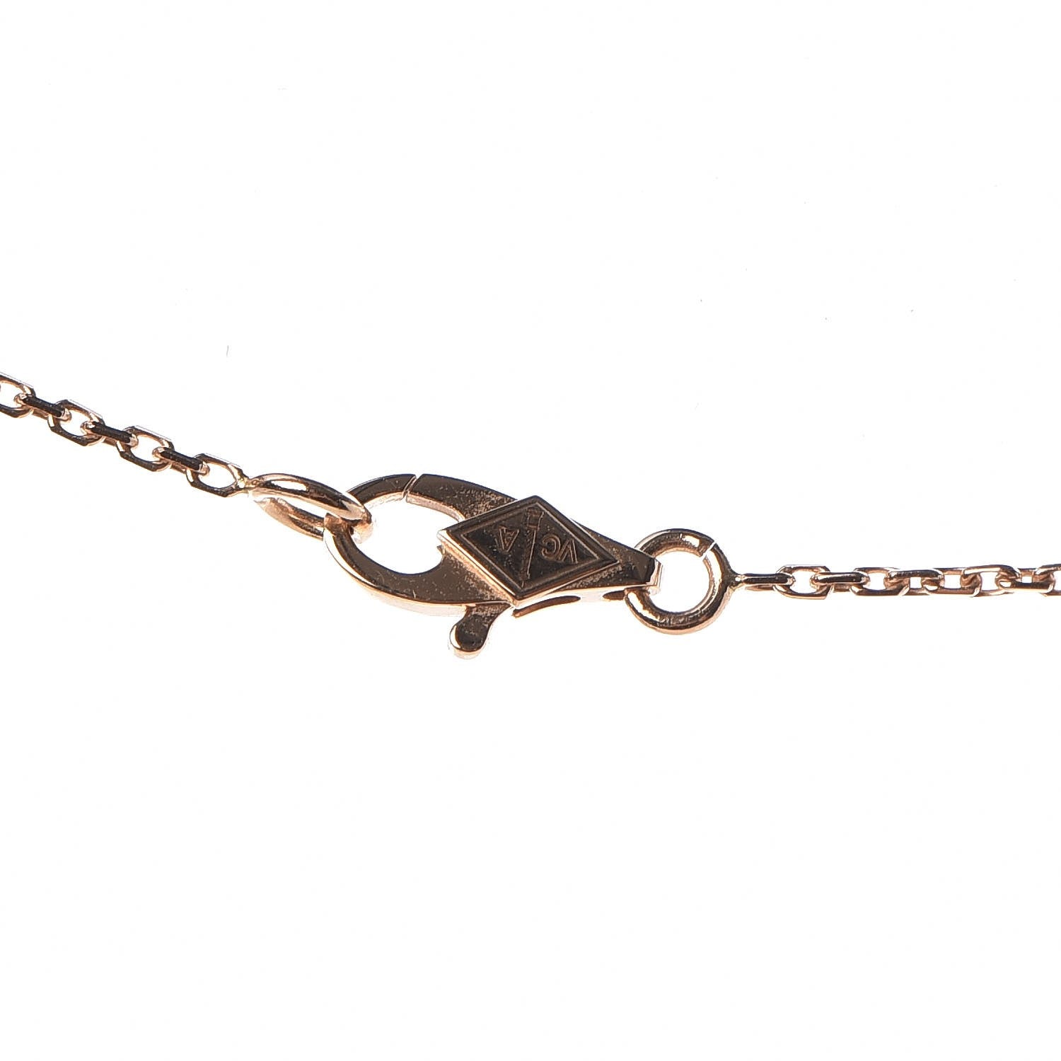Van Cleef & Arpels 18K Rose Gold Sweet Alhambra Pendant Necklace 4 of 7