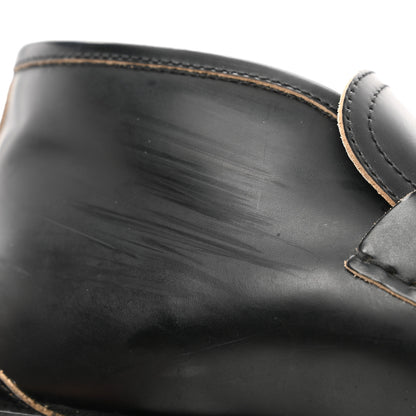 Gucci Cordovan Lux Mens Harald Horsebit Ankle Boots 7.5 Black 9 of 10