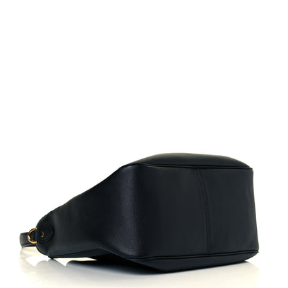Versace Grained Calfskin La Medusa Bucket Bag Black 6 of 15