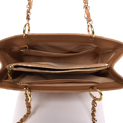 Chanel Caviar Quilted Grand Shopping Tote GST Beige 5 of 20