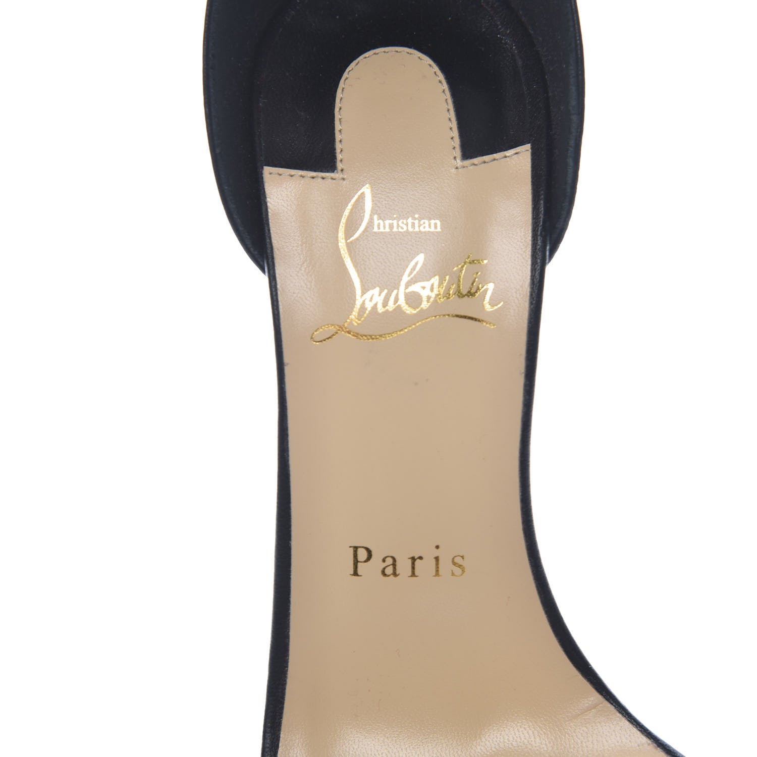 Christian Louboutin Nappa Priyadora 100 Studded Sandals 36.5 Black Silver 8 of 11