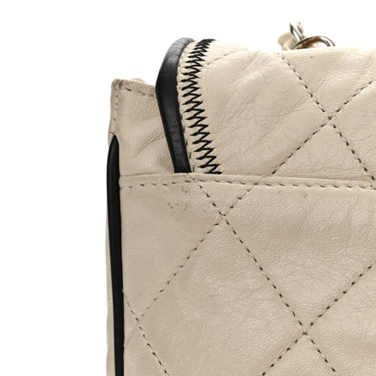 Chanel Lambskin East West Mademoiselle Flap Ivory 22 of 22