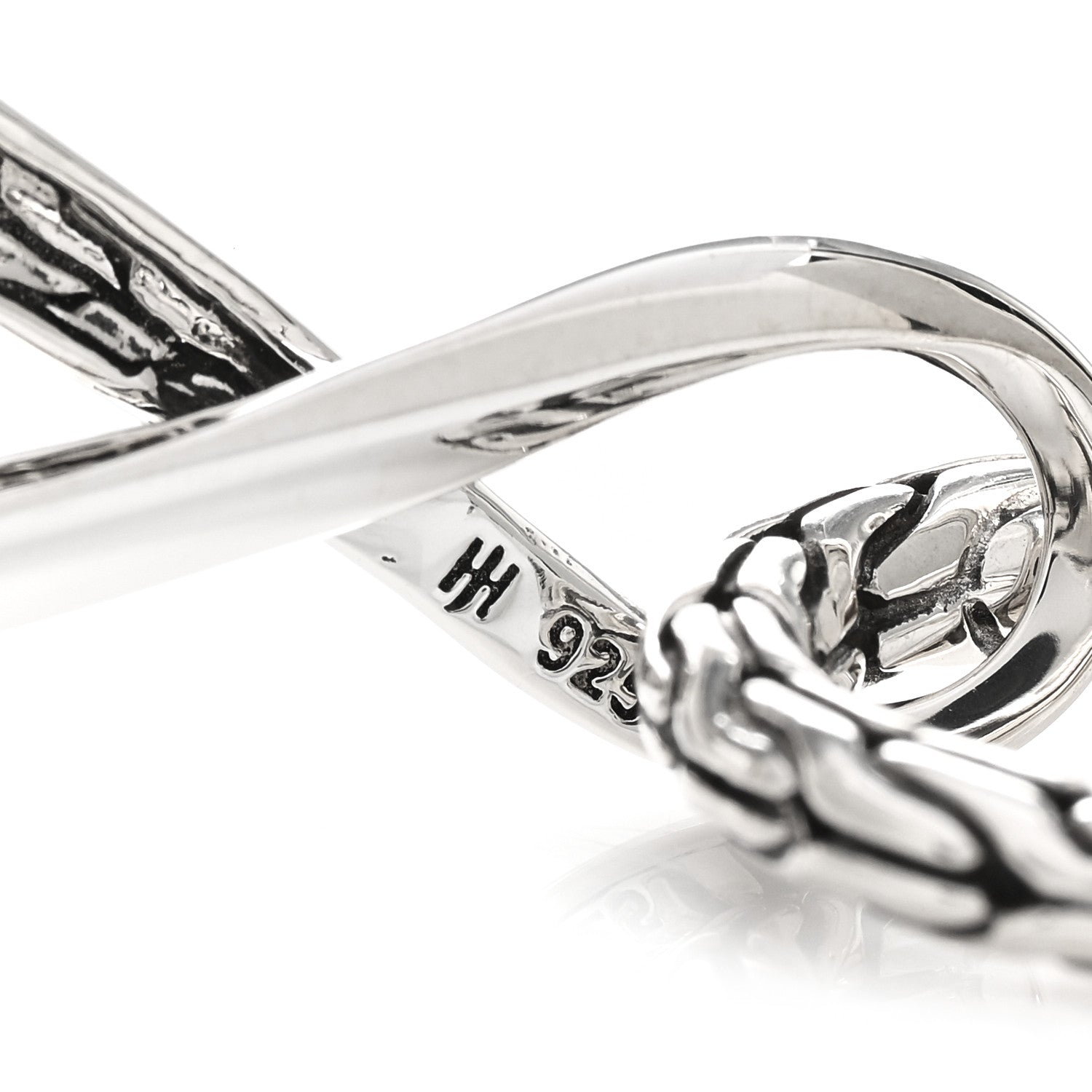 John Hardy Sterling Silver Asli Classic Chain Infinity Drop Earrings 4 of 4