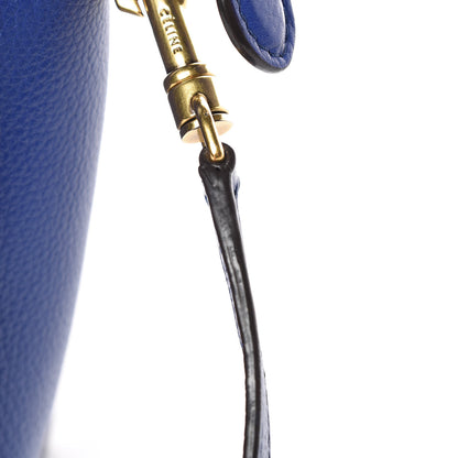 Celine Drummed Calfskin Nano Luggage Indigo 19 of 28