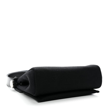 Hermes Military Toile Vache Hunter Herbag Zip Retourne 20 Black 4 of 11