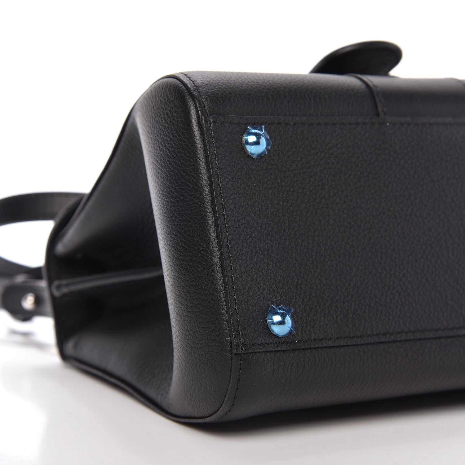 Delvaux Grained Calfskin Mini Brillant Satchel Black 6 of 10