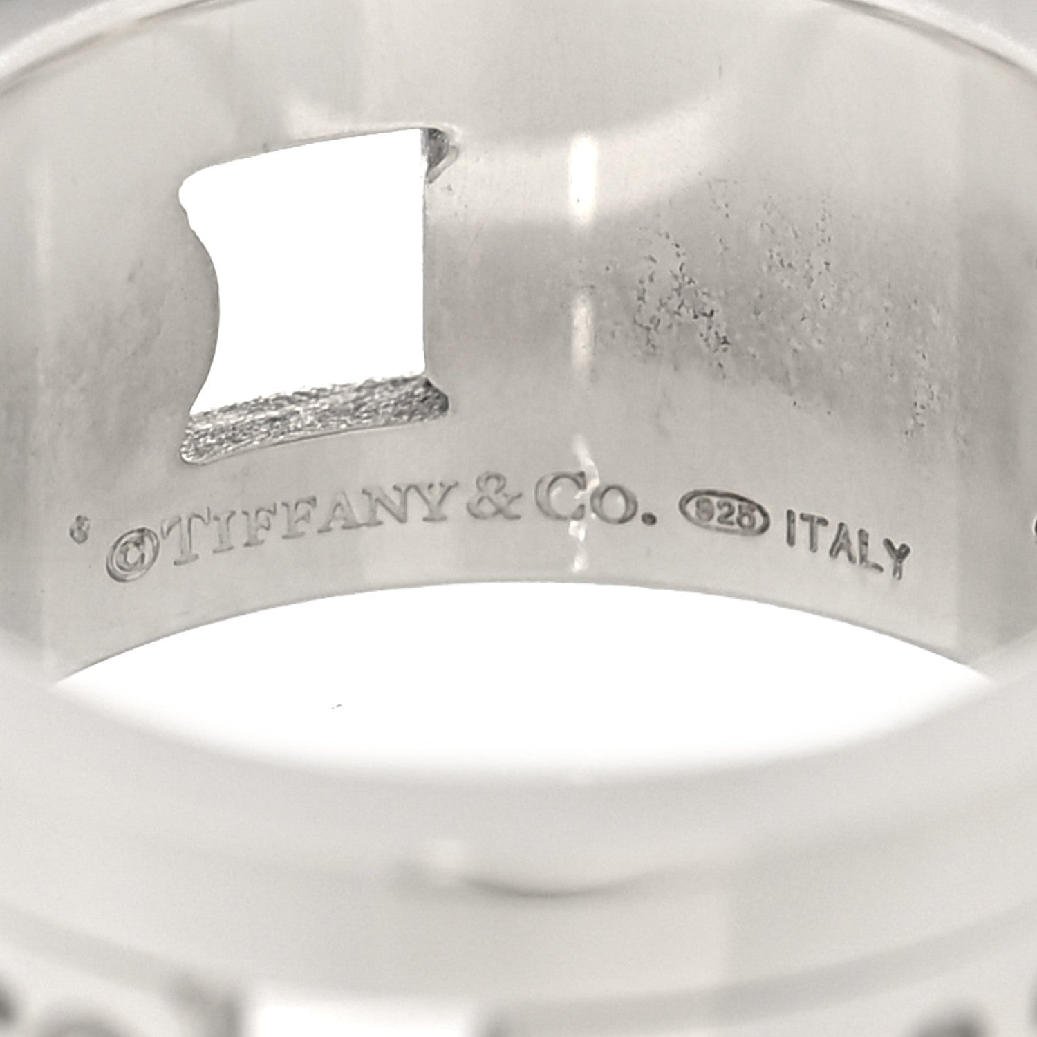 Tiffany Sterling Silver 1837 Elements Ring 52 6 4 of 4
