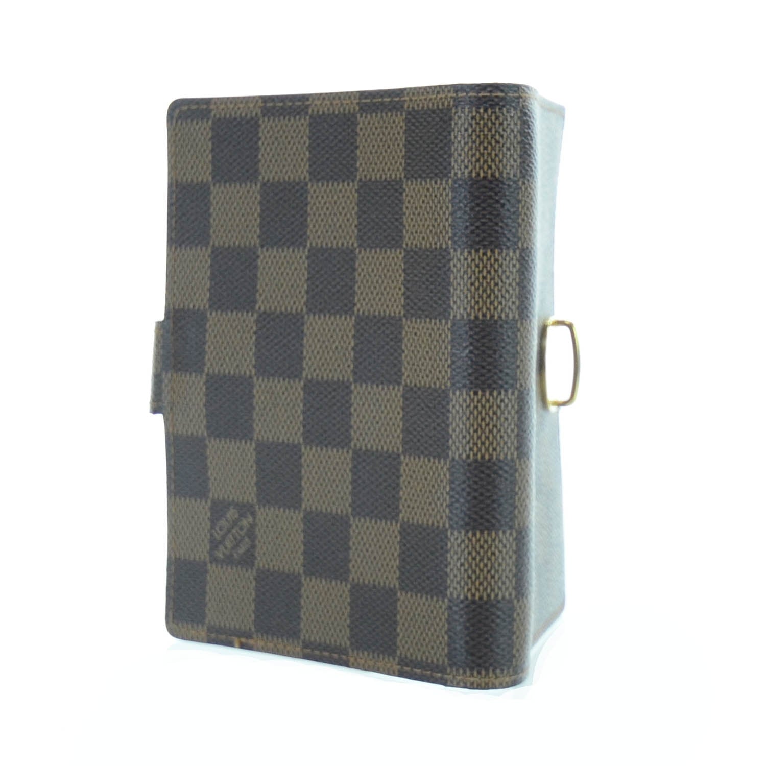 Louis Vuitton Damier Ebene Koala Small Ring Agenda Red 4 of 6