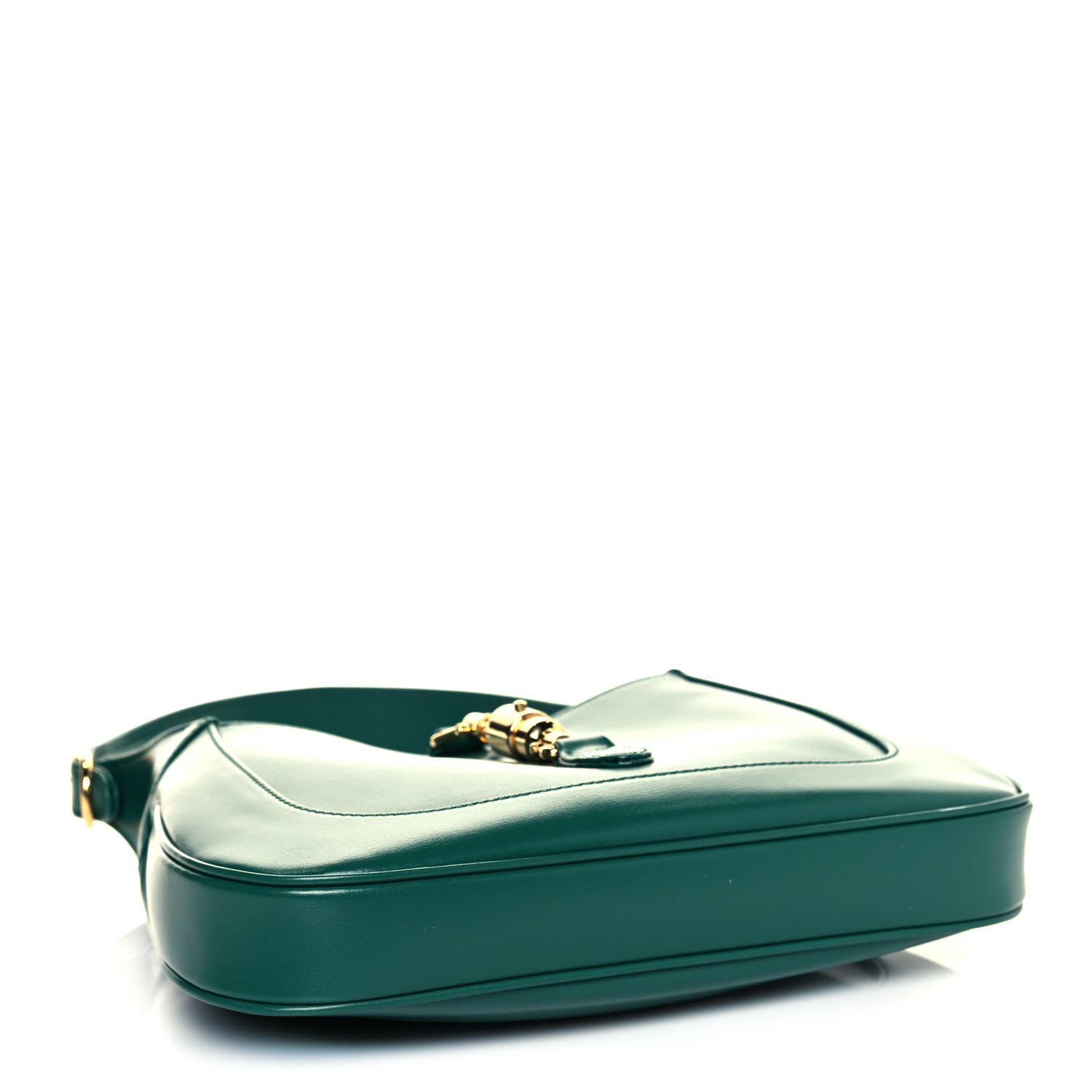 Gucci Boarded Dyana Lux Calfskin Small Jackie 1961 Hobo Emerald 4 of 16