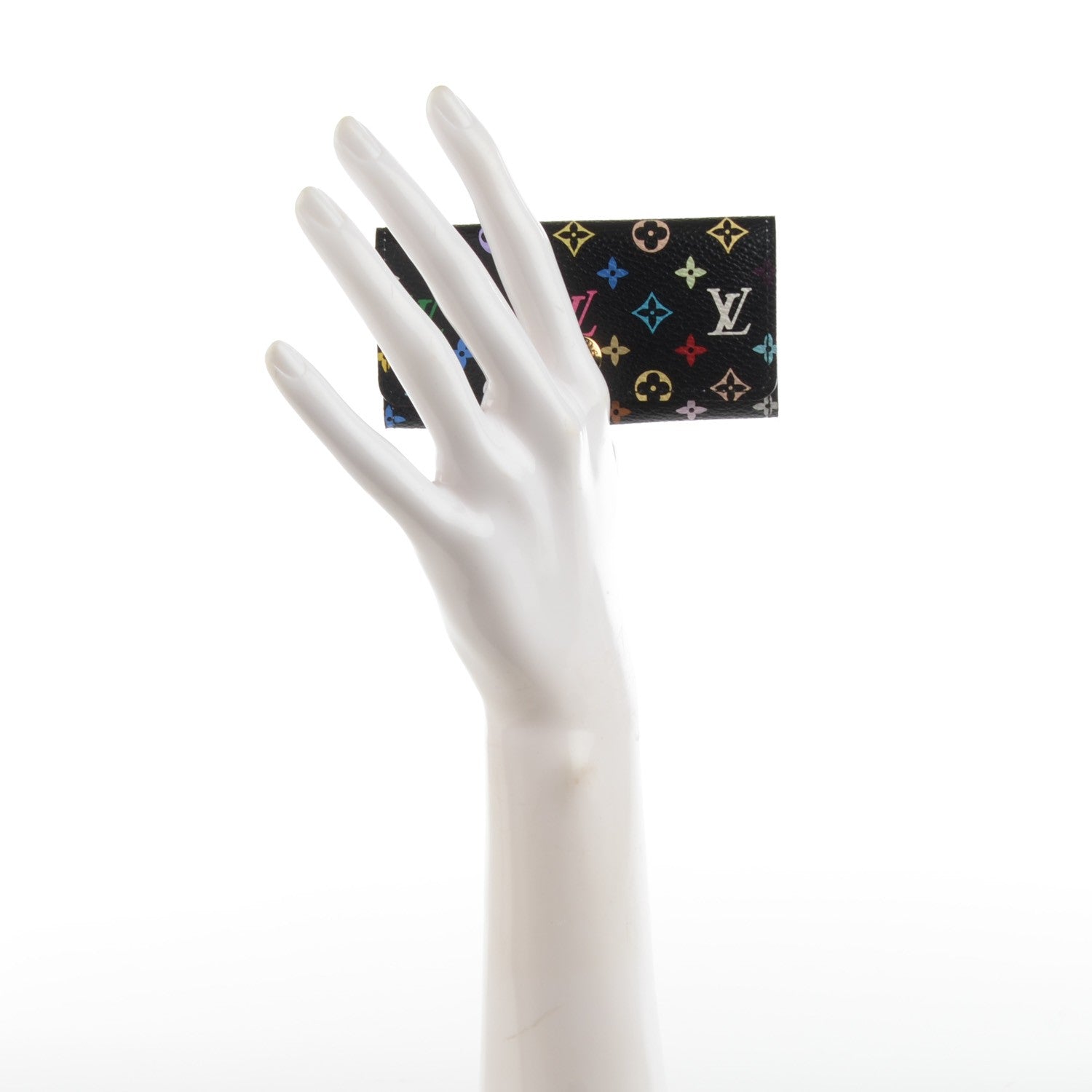 Louis Vuitton Monogram Multicolor Multicles 4 Key Holder Black Violet 2 of 7