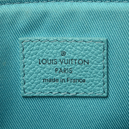 Louis Vuitton Calfskin Damier City Keepall Teal 6 of 11