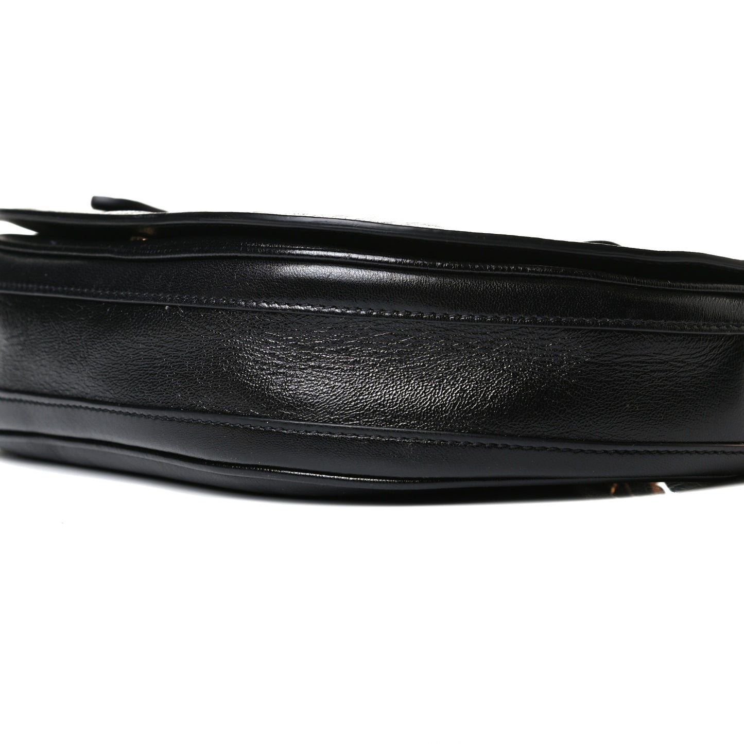 Lambskin Small Olympia Chain Shoulder Bag Black