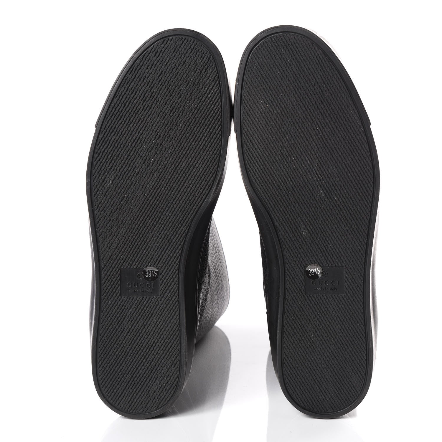 Gucci Calfskin Microguccissima Boots 39.5 Black 6 of 9