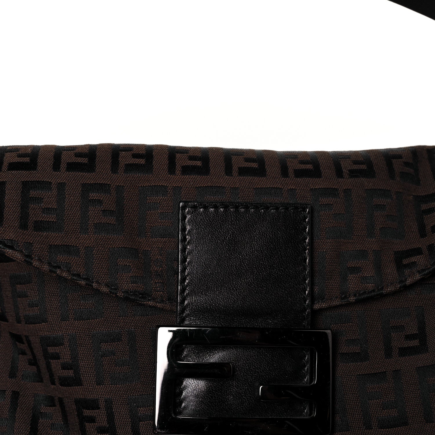 Fendi Zucchino Baguette Brown 9 of 10