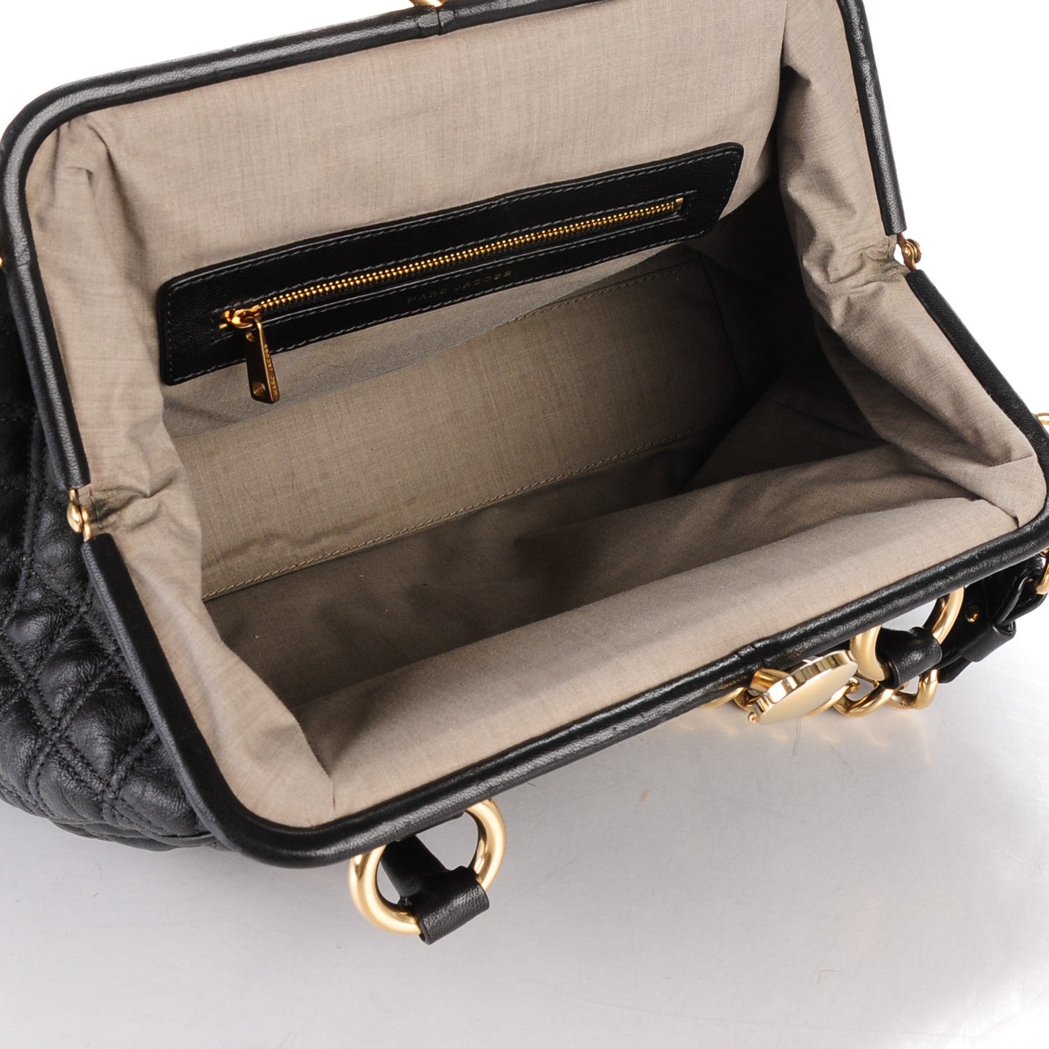 Marc Jacobs Calfskin Quilted Stam Black 5 of 7