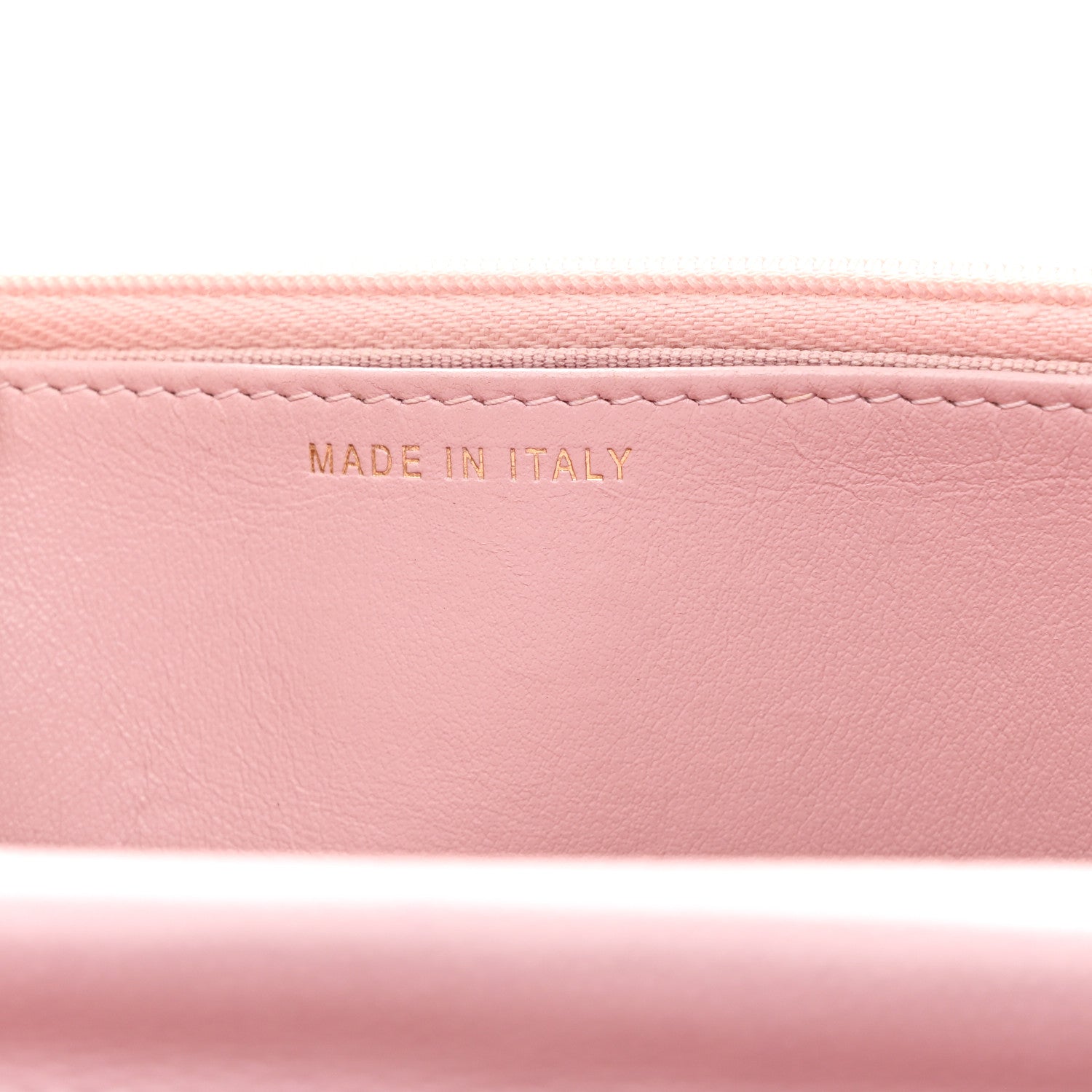 Chanel Caviar Quilted Studded CC Wallet on Chain WOC Light Pink 7 of 11