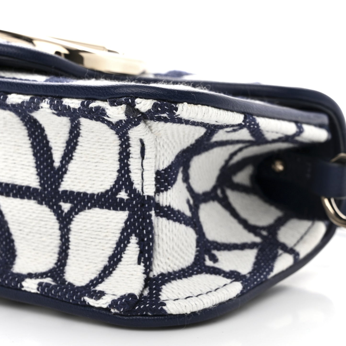 Toile Iconographe Cotton Vlogo Small Loco Shoulder Bag White Worker