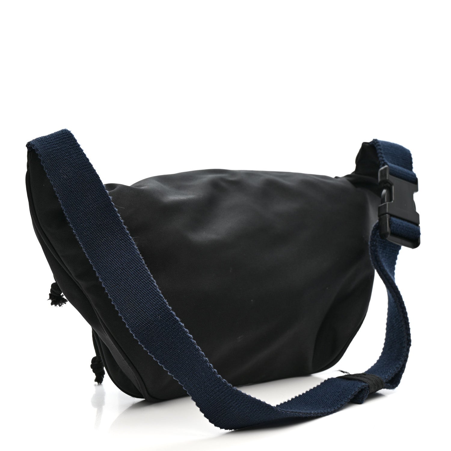 Balenciaga Recycled Sport Nylon Logo Embroidered Wheel Beltpack Black 3 of 14