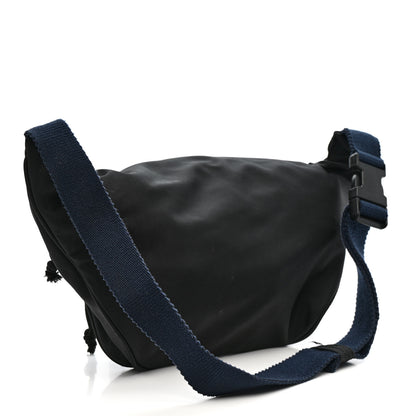 Balenciaga Recycled Sport Nylon Logo Embroidered Wheel Beltpack Black 3 of 14