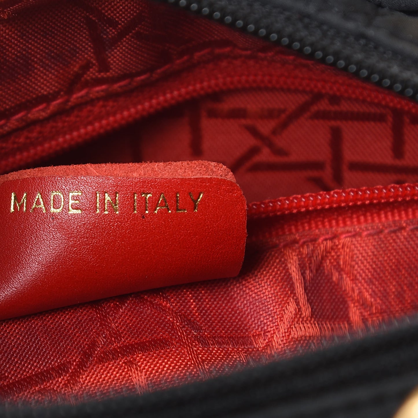 Nylon Cannage Medium Lady Dior Black