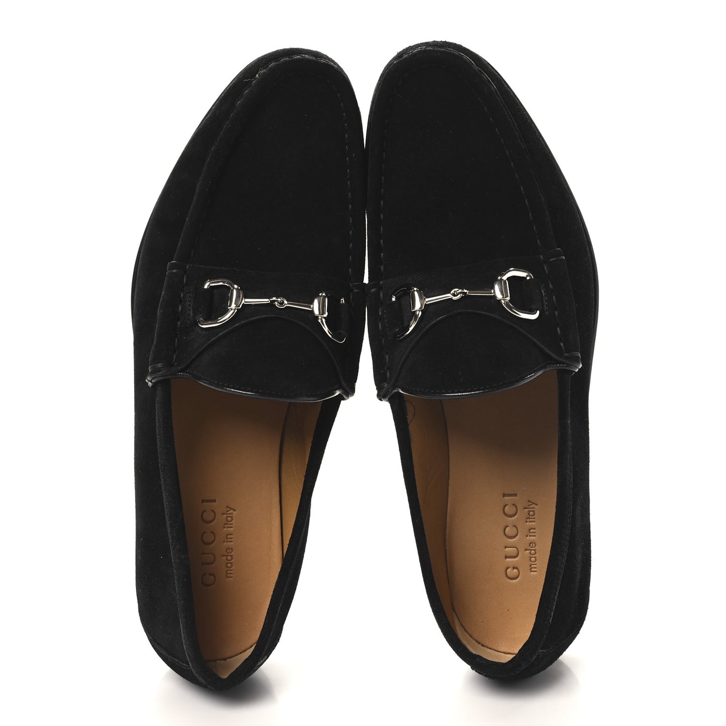 Suede Mens 1953 Horsebit Loafers 9 Black