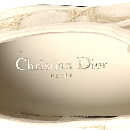 Christian Dior Canvas Walk'N'Dior Low Top Sneakers 41.5 Nude Gold 8 of 10