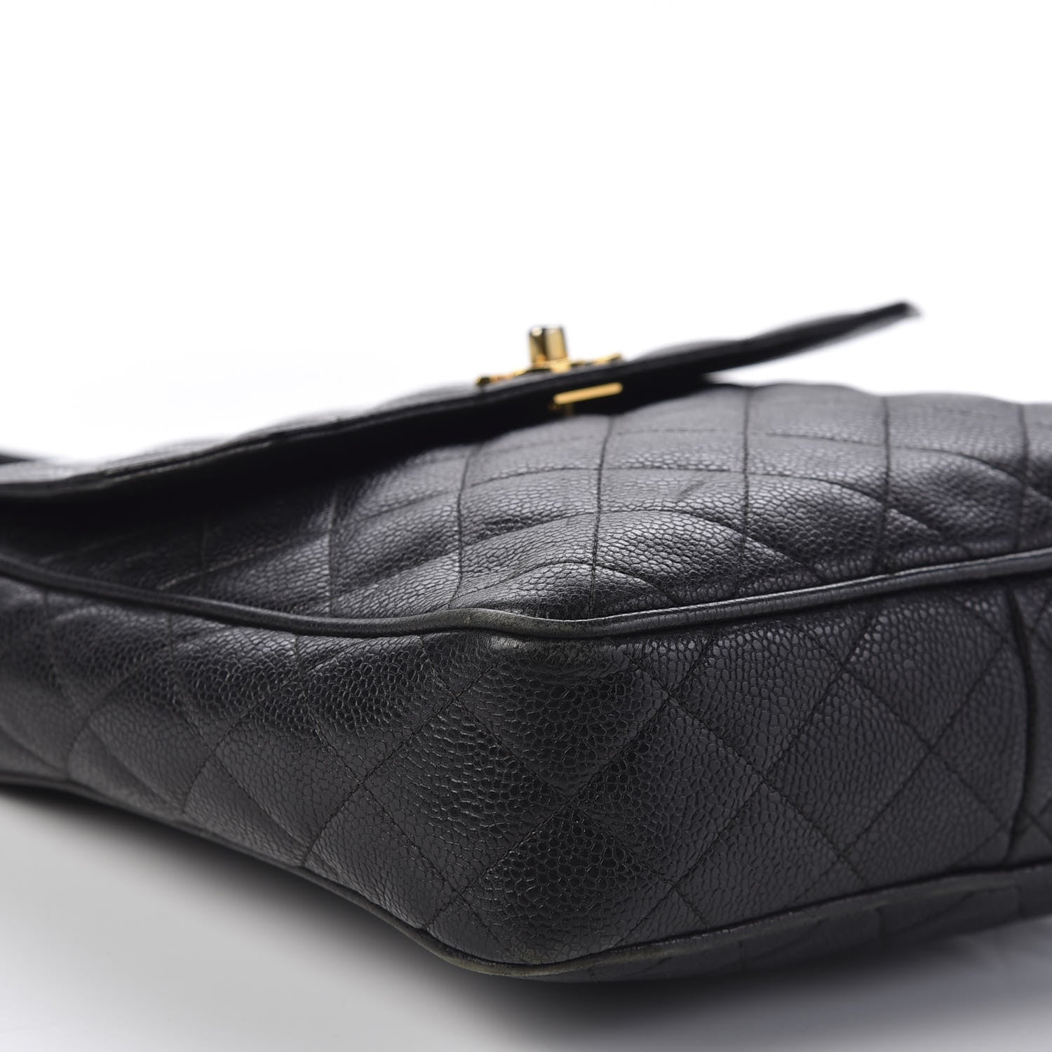 Chanel Caviar Quilted Flap Shoulder Bag Black 5 of 9