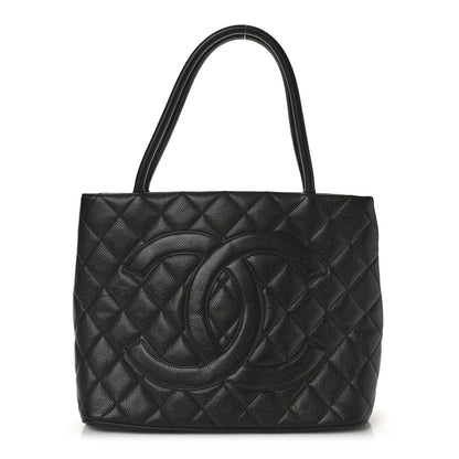 Chanel Caviar Quilted Medallion Tote Black 1 of 11