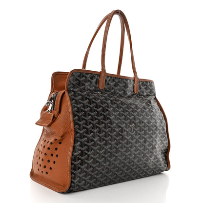 Goyard Goyardine Sac Hardy Pet Carrier PM Black Gold 3 of 12