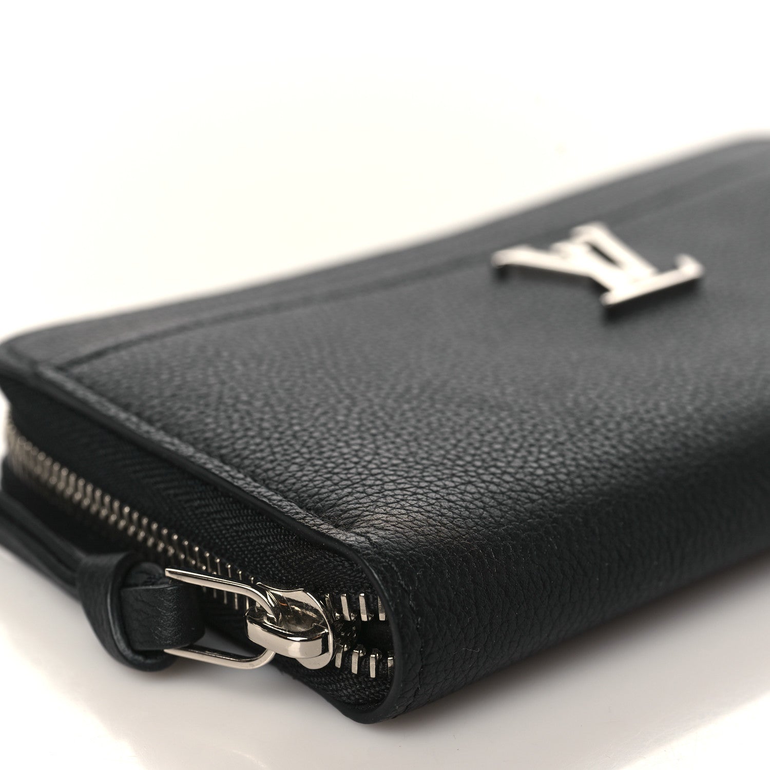Louis Vuitton Calfskin Zippy Lockme Wallet Black 7 of 8