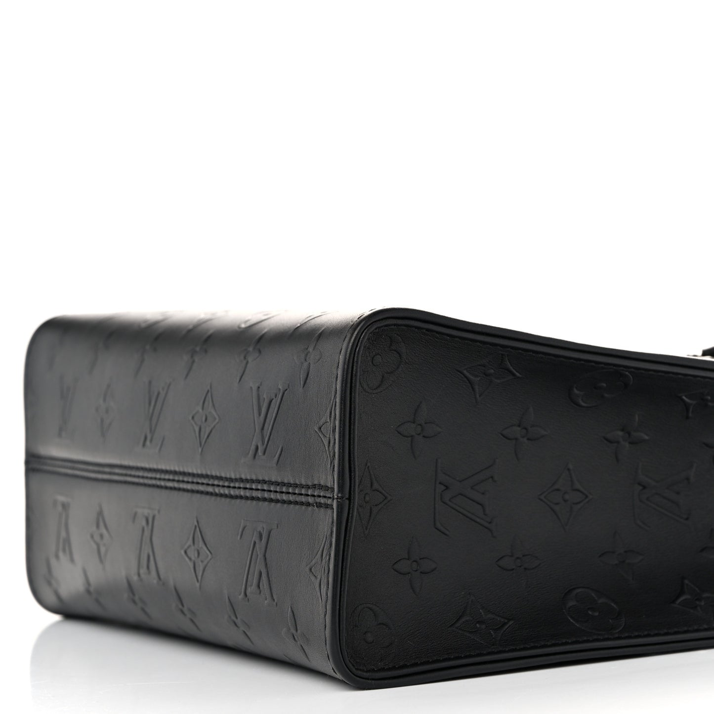 Calfskin Monogram Bold Onthego PM Black