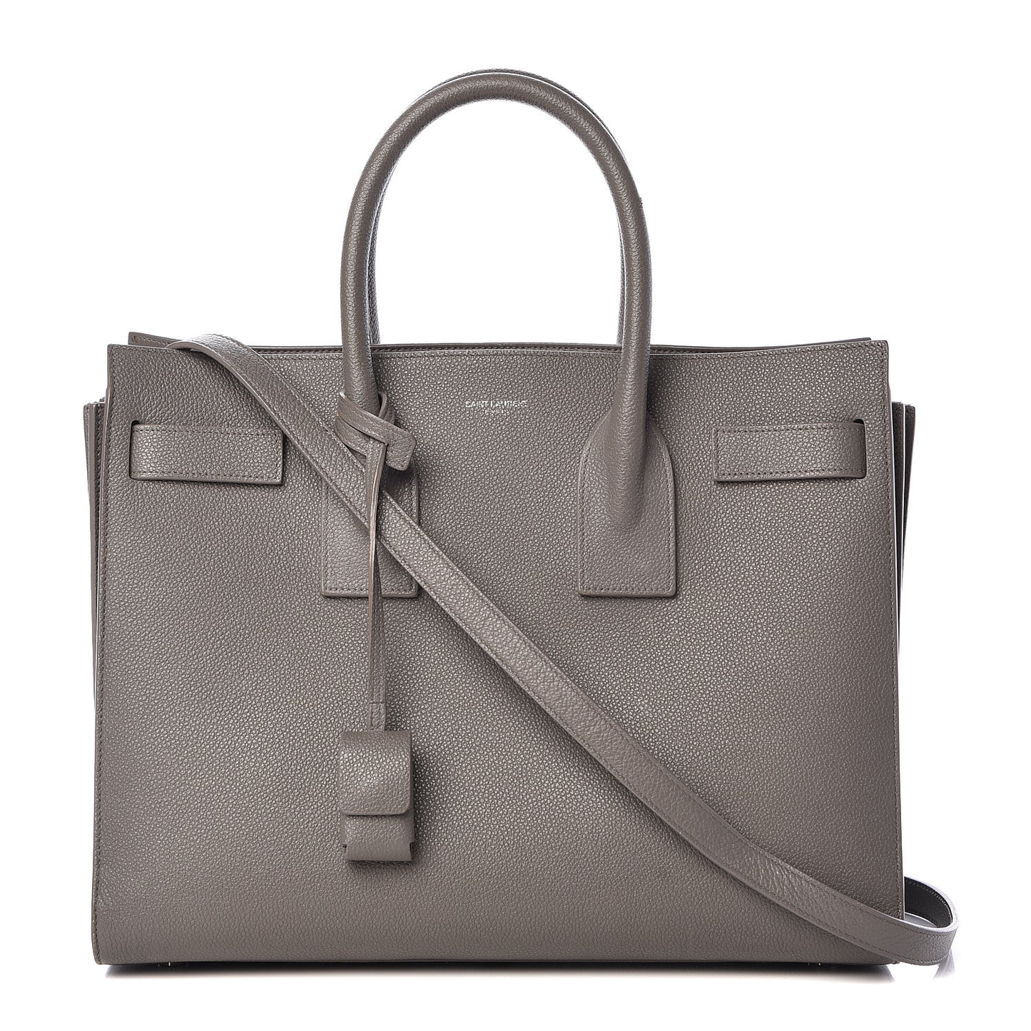 Grained Calfskin Small Sac De Jour Fog