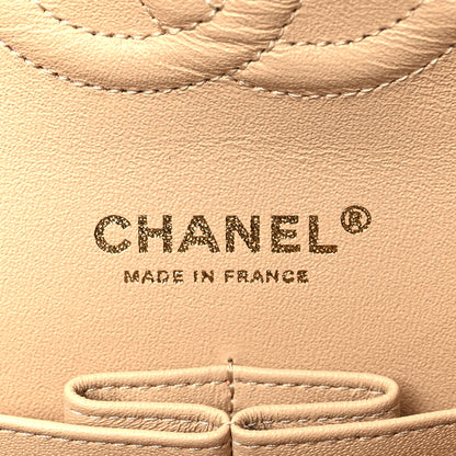 Chanel Caviar Quilted Medium Double Flap Beige 6 of 9