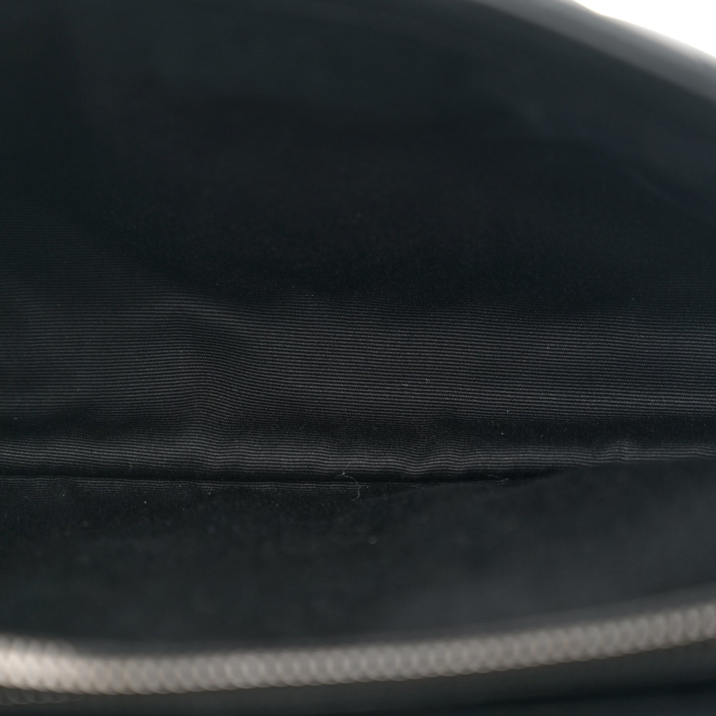 Sheepskin Matelasse Chevron Monogram Medium College Bag Black