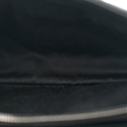 Saint Laurent Sheepskin Matelasse Chevron Monogram Medium College Bag Black 5 of 11