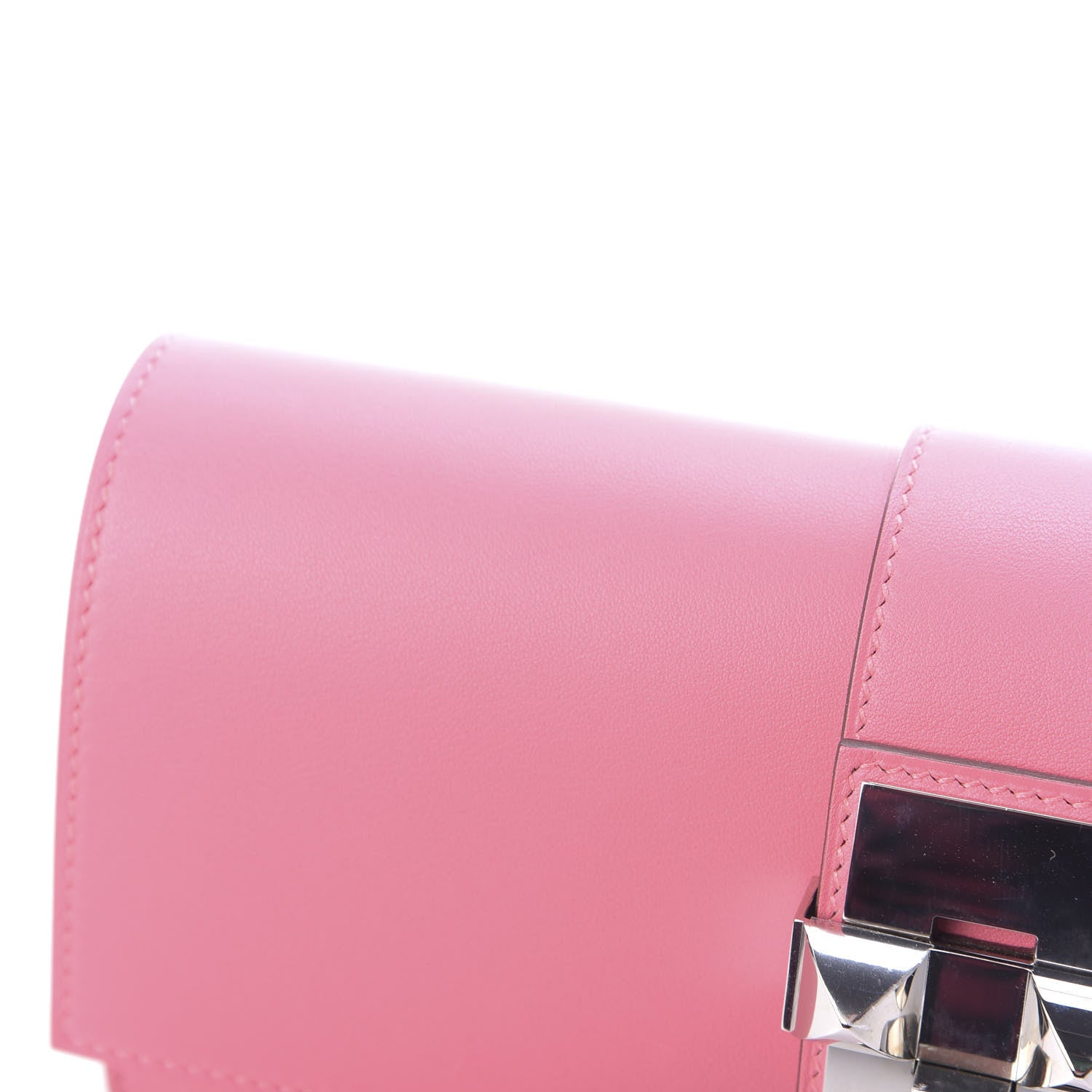 Hermes Swift Medor 23 Clutch Rose Azalee 10 of 11